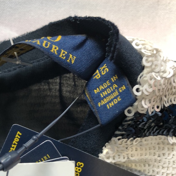 sequin and beaded sleeve top - Picture 9 of 11